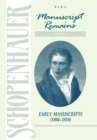 Schopenhauer: Manuscript Remains (V1) : Early Manuscripts (1804-1818) - Book