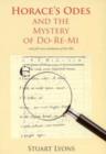 Horace's Odes and the Mystery of Do-Re-Mi - Book