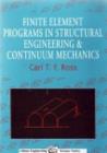 Finite Element Programs in Structural Engineering and Continuum Mechanics - eBook
