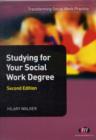 Studying for your Social Work Degree - Book