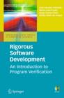Rigorous Software Development : An Introduction to Program Verification - Book