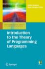 Introduction to the Theory of Programming Languages - Book