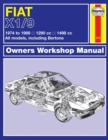 Fiat X1/9 (74 - 89) Haynes Repair Manual - Book