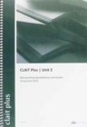 CLAIT Plus 2006 Unit 2 Manipulating Spreadsheets and Graphs Using Excel 2013 - Book