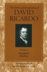 Works and Correspondence of David Ricardo : Biographical Miscellany Biographical Miscellany v. 10 - Book