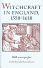 Witchcraft in England, 1558-1618 - Book