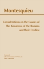 Considerations on the Causes of the Greatness of the Romans and their Decline - Book