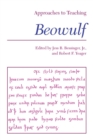 Approaches to Teaching Beowulf - Book
