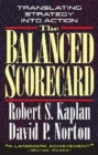 The Balanced Scorecard : Translating Strategy into Action - Book
