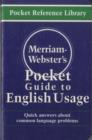 Merriam-Webster's Pocket Guide to English Usage - Book