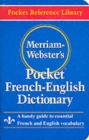Merriam Webster Pocket French-English Dictionary - Book