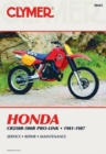 Honda CR250R-500R Pro-Link Motorcycle (1981-1987) Service Repair Manual - Book