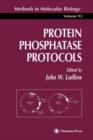 Protein Phosphatase Protocols - Book