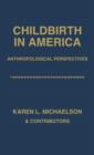 Childbirth in America : Anthropological Perspectives - Book