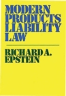 Modern Products Liability Law - Book