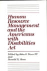 Human Resource Management and the Americans with Disabilities Act - Book