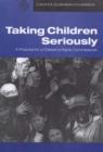 Taking Children Seriously : Proposal for a Children's Rights Commissioner - Book