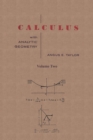 Calculus with Analytic Geometry by Angus E. Taylor Vol. 2 - Book