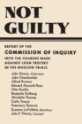 Not Guilty Report of the Commission of Inquiry into the Charges Made Against Leon Trotsky in the Moscow Trials - Book