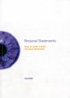Personal Statements : How to Write a UCAS Personal Statement - Book