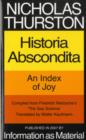 Nicholas Thurston : Historia Abscondita - An Index of Joy - Book