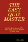 The Easy Quiz Master - Book