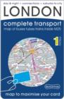 London Complete Transport : Microscale Map of Buses Tubes Trains Inside M25 - Book