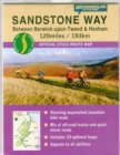 Sandstone Way Cycle Route Map - Northumberland : Between Berwick Upon Tweed and Hexham - Book