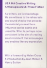 UEA 2015 Creative Writing Anthology Prose Fiction - Book