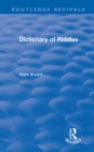 Dictionary of Riddles - eBook