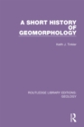 A Short History of Geomorphology - eBook