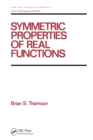 Symmetric Properties of Real Functions - eBook