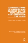 Contributions of Limperg and Schmidt to the Replacement Cost Debate in the 1920s - eBook
