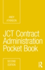 JCT Contract Administration Pocket Book - eBook