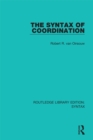 The Syntax of Coordination - eBook