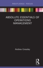Absolute Essentials of Operations Management - eBook