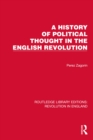 A History of Political Thought in the English Revolution - eBook