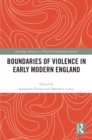 Boundaries of Violence in Early Modern England - eBook