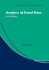 Analysis of Panel Data - Book