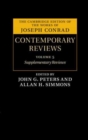 Joseph Conrad: Contemporary Reviews - Book