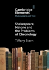 Shakespeare, Malone and the Problems of Chronology - Book