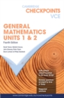 Cambridge Checkpoints VCE General Mathematics Units 1&2 - Book