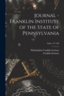 Journal - Franklin Institute of the State of Pennsylvania; Index 141-160 - Book