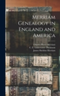Merriam Genealogy in England and America - Book