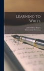 Learning to Write - Book