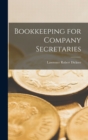 Bookkeeping for Company Secretaries - Book