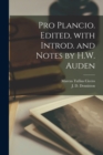 Pro Plancio. Edited, with introd. and notes by H.W. Auden - Book