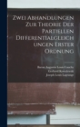 Zwei Abhandlungen Zur Theorie Der Partiellen Differentialgleichungen Erster Ordnung - Book