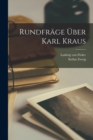 Rundfrage uber Karl Kraus - Book
