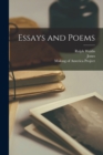 Essays and Poems - Book